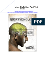 Instant Download Biopsychology 8th Edition Pinel Test Bank PDF Full Chapter