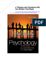 Instant Download Psychology Themes and Variations 8th Edition Weiten Test Bank PDF Full Chapter