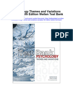Instant Download Psychology Themes and Variations Canadian 5th Edition Weiten Test Bank PDF Full Chapter