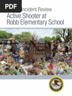 DOJ REPORT: Critical Incident Review Active Shooter at Robb Elementary School 20240118