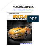 Instant Download Essentials of Matlab Programming 3rd Edition Chapman Solutions Manual PDF Full Chapter