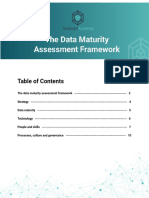 The Data Maturity Assessment Framework 1