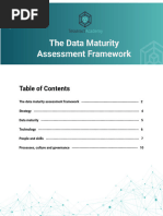 The Data Maturity Assessment Framework 1