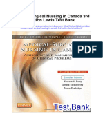 Instant Download Medical Surgical Nursing in Canada 3rd Edition Lewis Test Bank PDF Full Chapter