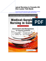 Instant Download Medical Surgical Nursing in Canada 4th Edition Lewis Test Bank PDF Full Chapter