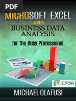 Excel Business Data Analysis