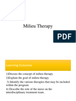 Milleu-Therapy - PDF Mental Health