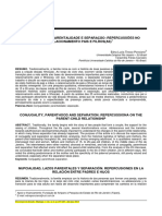 Conjugalidade Parentalidade e Separacao Repercusso