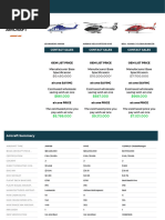 Air - One Comparison AW169 X H145 X Bell 429W