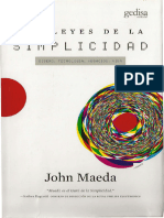 Las Leyes de La Simplicidad John Maeda