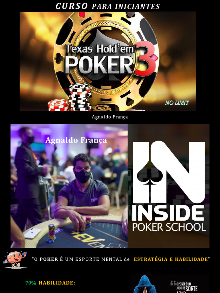 Curso Básico de Poker 2022 | PDF | Pôquer | Jogos de azar, image size:768x1024
