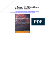 Instant Download Meteorology Today 11th Edition Ahrens Solutions Manual PDF Full Chapter