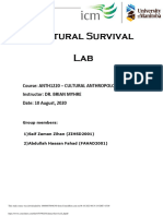 Cultural Survival Lab PDF
