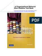 Instant Download Essentials of Organizational Behavior 11th Edition Robbins Test Bank PDF Full Chapter