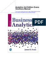 Instant Download Business Analytics 3rd Edition Evans Solutions Manual PDF Full Chapter