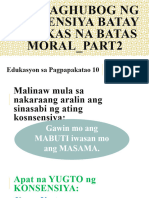 Ang Paghubog NG Konsensiya Batay Sa Likas Na Batas Moral Part2 G10
