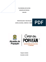 Plan Decenal de Cultura de Popayán 2024-2033