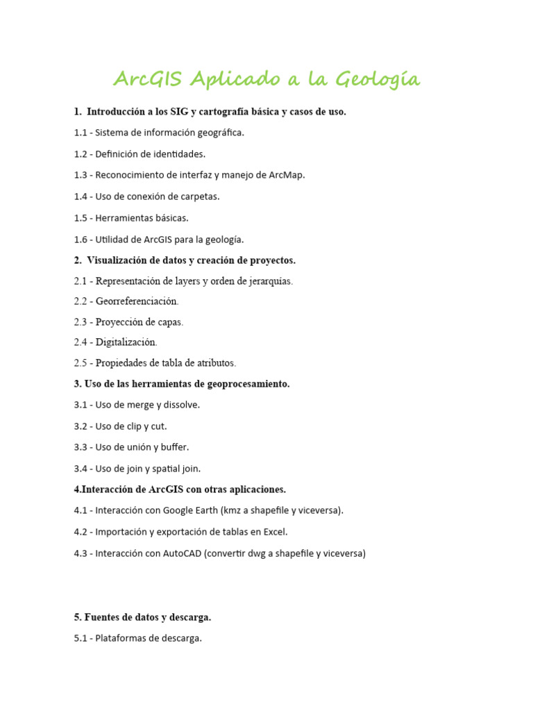 Arcgis aplicado a la geolog a descargar gratis pdf inform tica