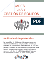 Habilidades Directivas y Gestión de Equipos