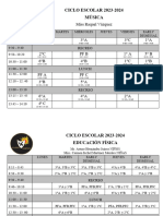 Horarios Clases 2023-2024