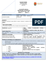 Planeación Mensual ENERO 2024 4to Geografía
