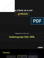 Clase 05 - Sublenguaje SQL DML