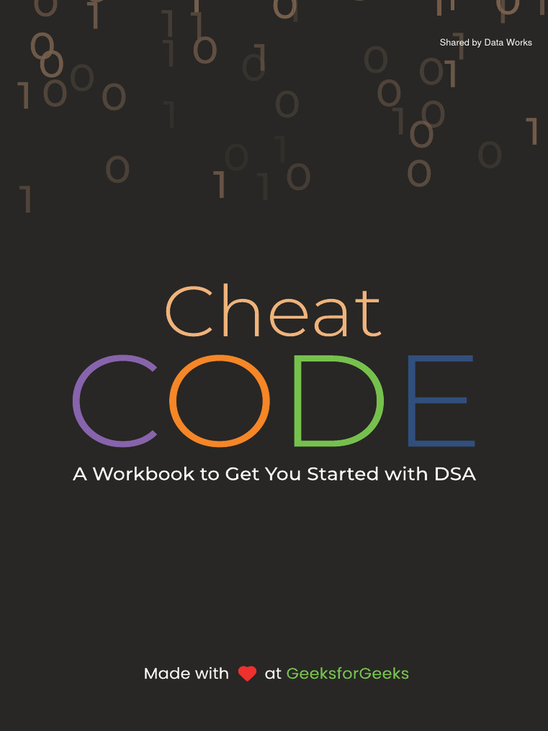 Cheat Code For DSA | PDF