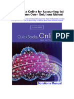 Instant Download Quickbooks Online For Accounting 1st Edition Glenn Owen Solutions Manual PDF Full Chapter