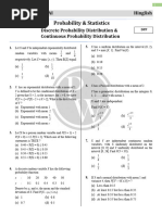 Discrete Probability Distribution & Continuous Probability Distribution - DPP