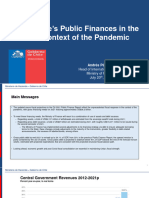 Chile's Public Finances in The Context of The Pandemic July 2021
