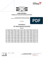 Vunesp 2022 TJ SP Titular de Servicos de Notas e de Registros Provimento Gabarito