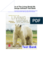 Instant Download Essentials of The Living World 5th Edition George Johnson Test Bank PDF Full Chapter