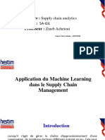 Application Du ML Dans Le Supply Chain Analytics