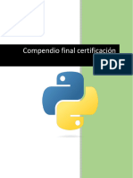 Compendio Final Python-Certificacion