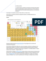 Estructura y Organización de La Tabla Periódica