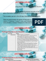 Anti Malarials, Anthelmintics and Peptides