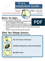 DWL-G120: Before You Begin