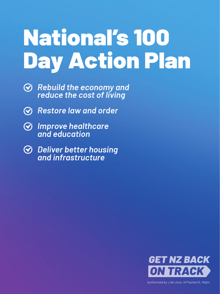 100_Day_Action_Plan | PDF | Cost Of Living | Taxes