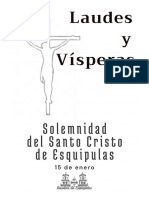 Liturgia de Las Hora SANTO CRISTO DE ESQUIPULAS