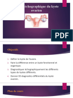 Aspect Échographique Du Kyste Ovarien