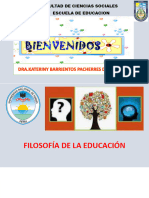 FILOSOFÍA DE LA EDUCACIÓN - Kateriny Barrientos