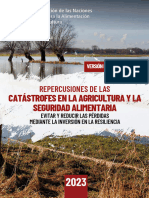 FAO-Repercuciones de Las Catastrofes en La Agricultura y La Seguridad Alimentaria 2023