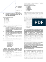 4º Exercício - Empreeddedorismo - Com Gabarito 3 e 4 Unid