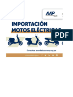 Estadísticas AAP Importación Motos Eléctricas 30.11.23