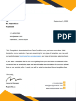 9 Professional and Modern Letterhead Design Template