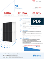 Módulo Fotovoltaico 600 WP