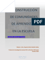 Cuadernillo Construcción de Comunidades de Aprendizaje Escolar