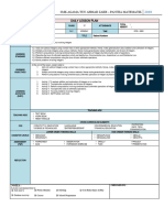 Daily Lesson Plan: SMK Agama Tun Ahmad Zaidi - Panitia Matematik