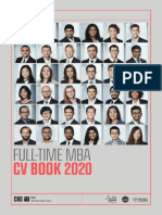 FULL-TIME MBA CV BOOK 2020 CBS FT Copenhagen