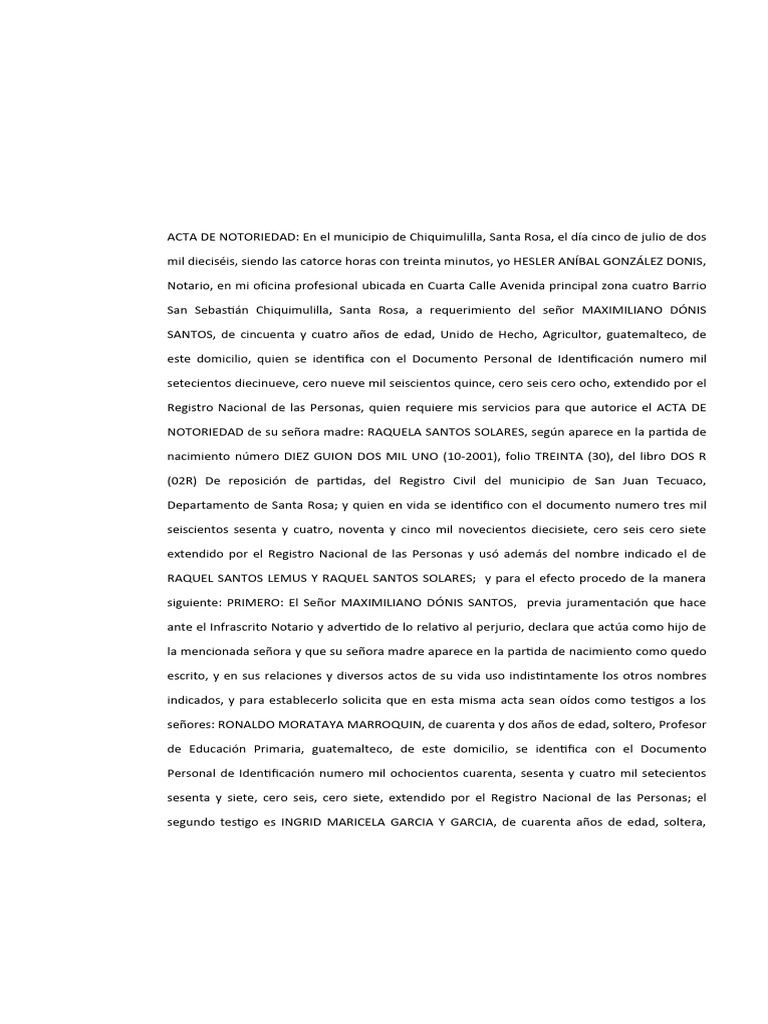 acta-de-notoriedad-raquela-santos-pdf